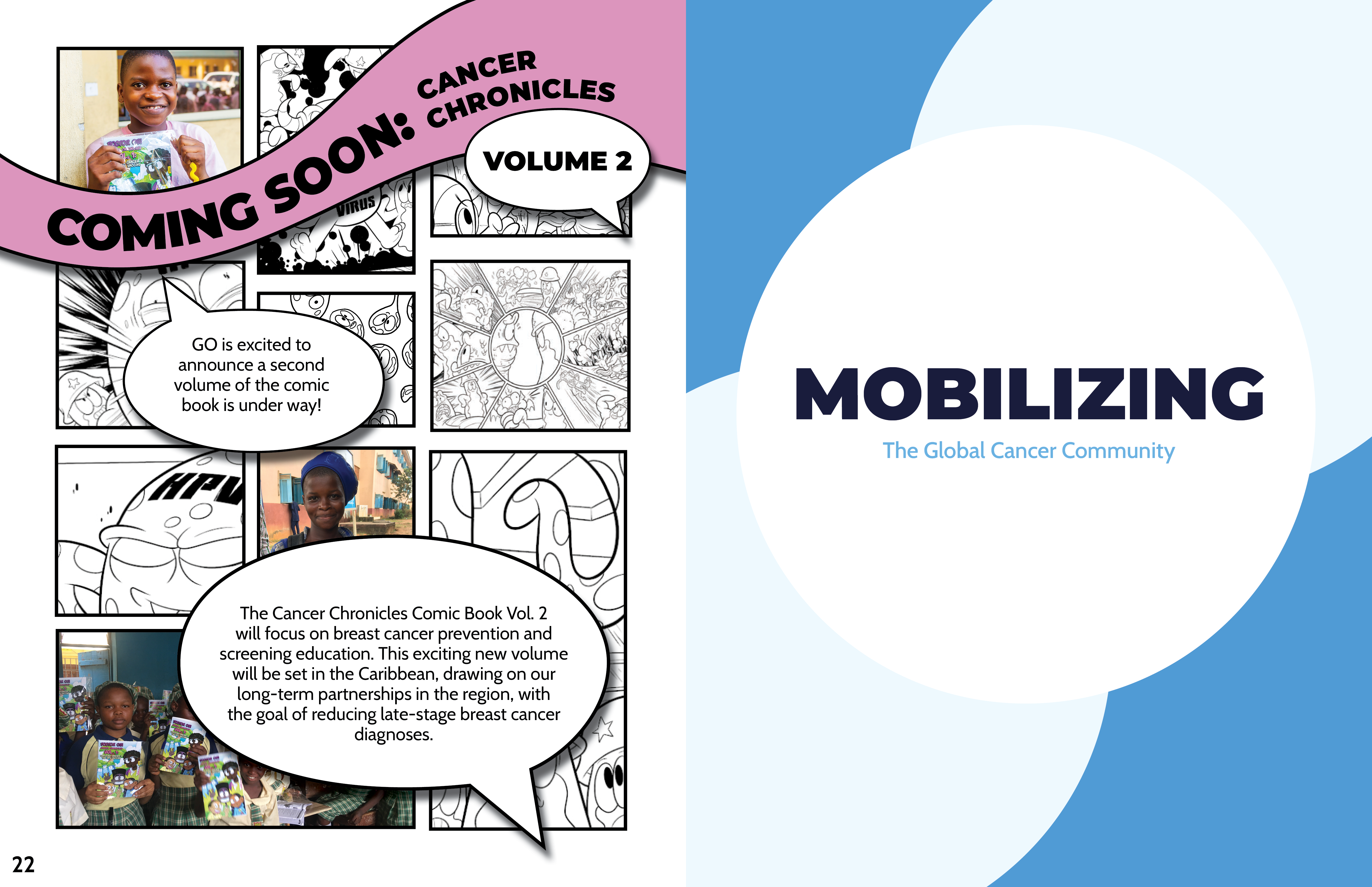 Annual report page design