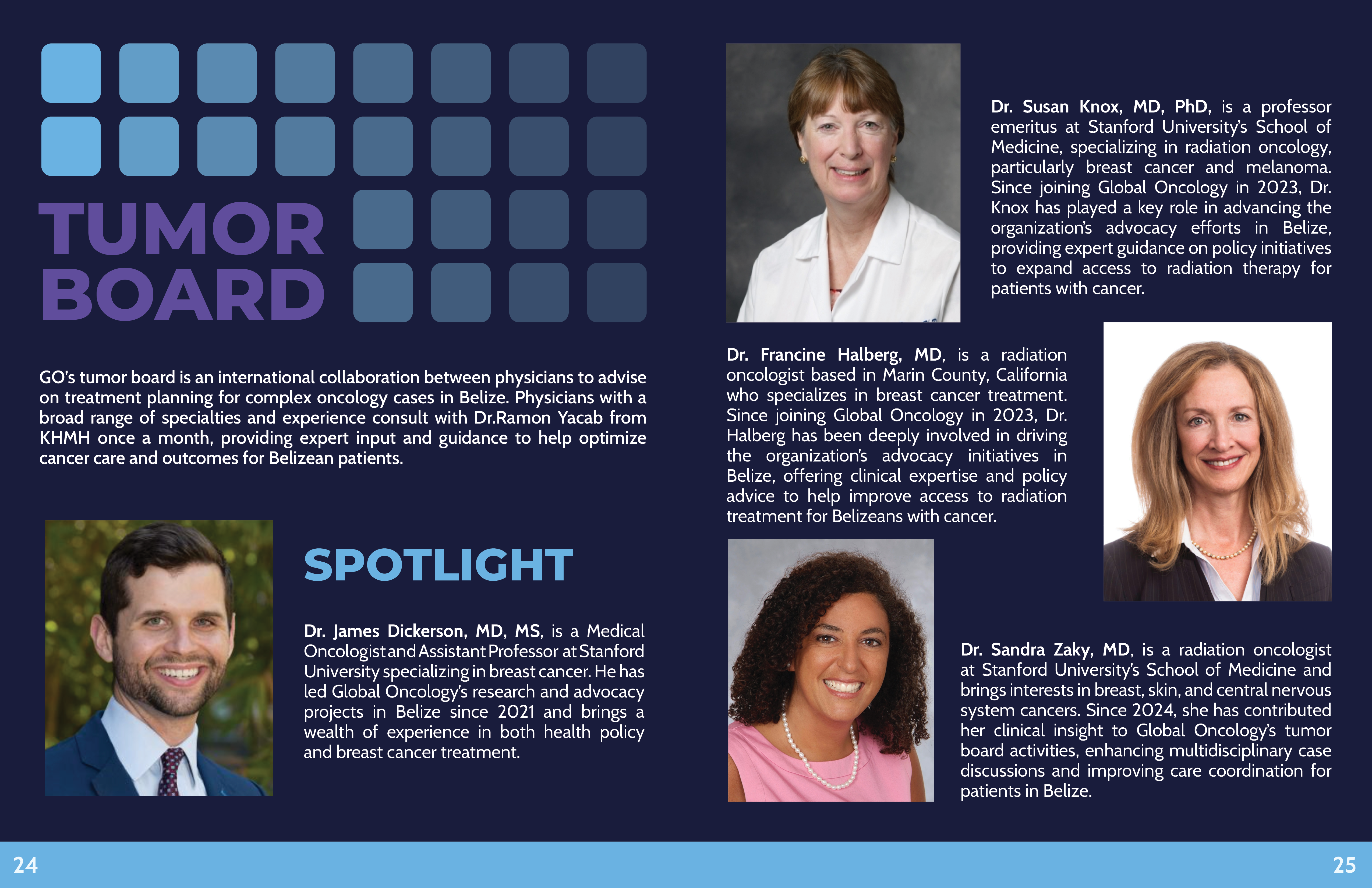 Annual report page design